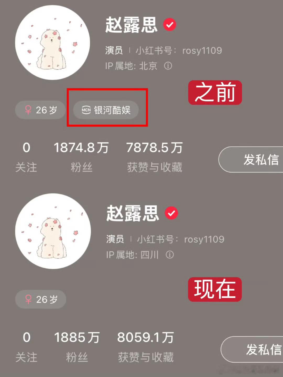 赵露思🍠主页没有银河酷娱了 ​​​