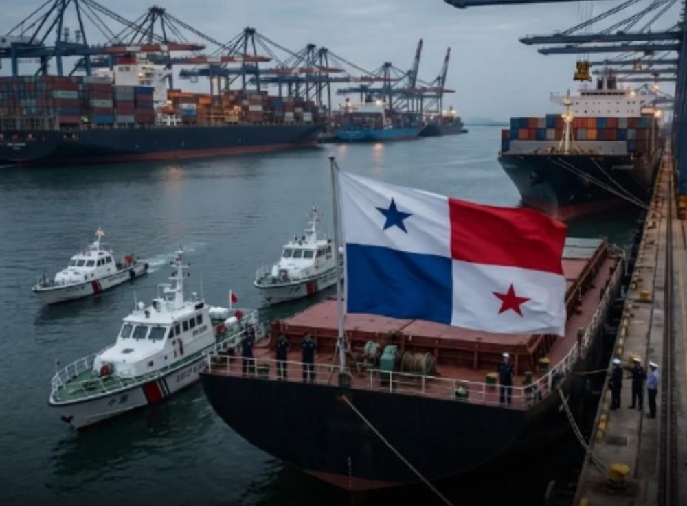 货轮纷纷撤掉巴拿马国旗，这下轮到美国不爽了！

短短半个月，中国港口对巴拿马籍船