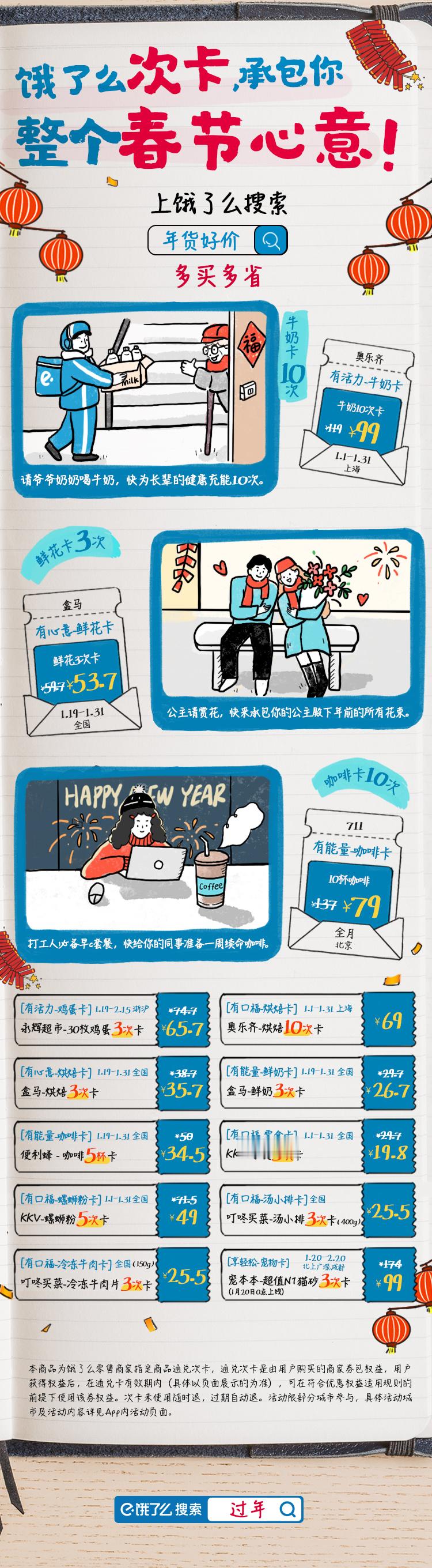 以往过年，大家都是早早就开始囤年货，主要是因为过年期间门店不开，无处可买，结果往