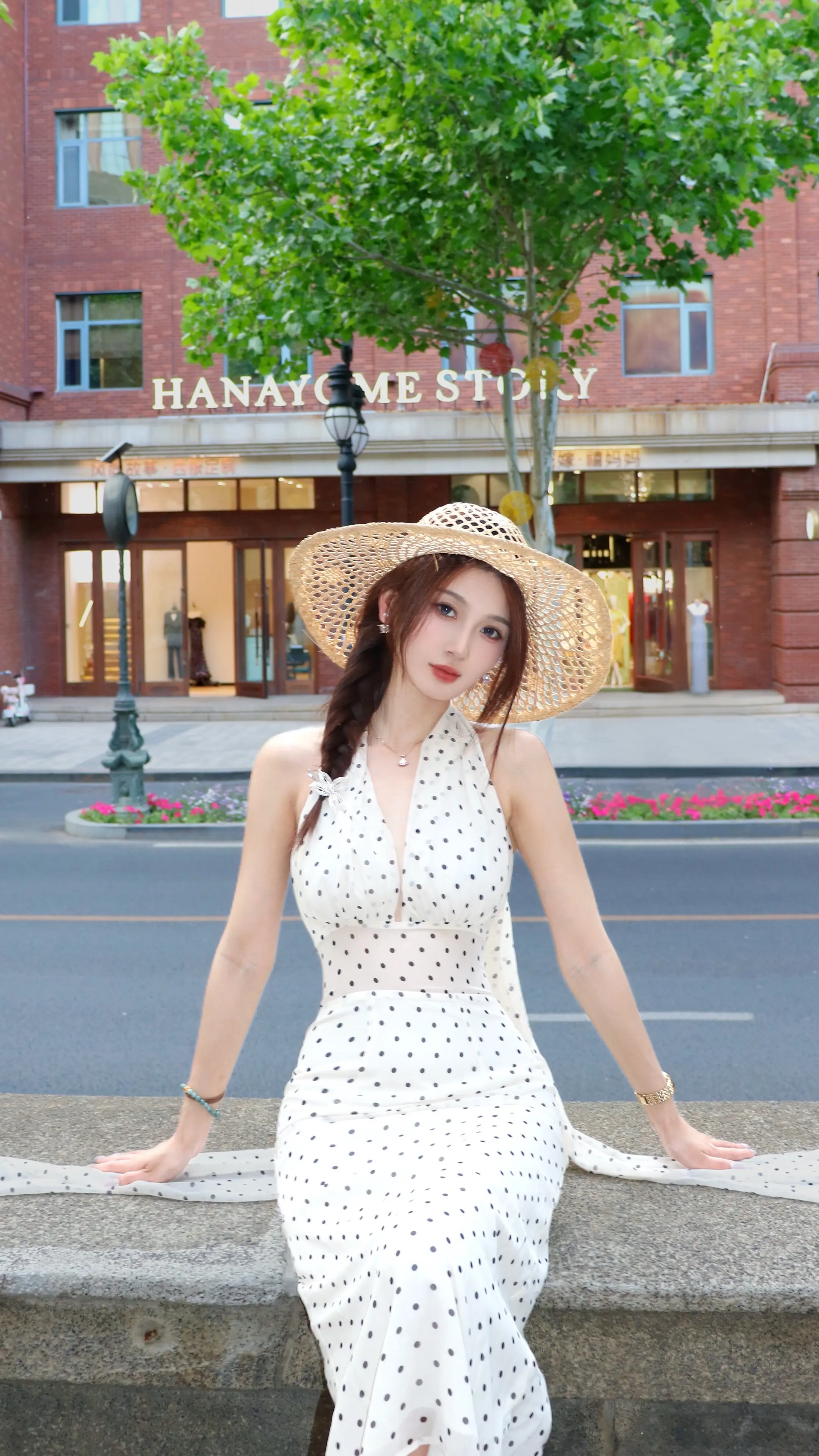 少女感夏日ootd 夏日街拍ootd 莫奈花园风夏日穿搭 夏日氛围感拍...