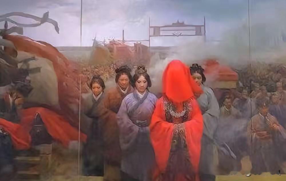 前157年，汉文帝刘恒临终前，紧紧抓住儿子刘启的手，咬牙切齿说：“朕这辈子最大的