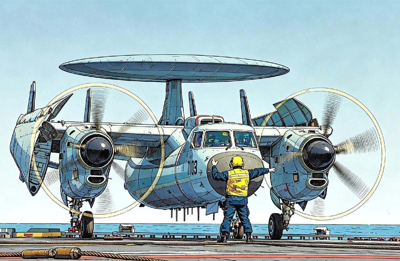 想摸摸空警600舰载预警机[呲牙]