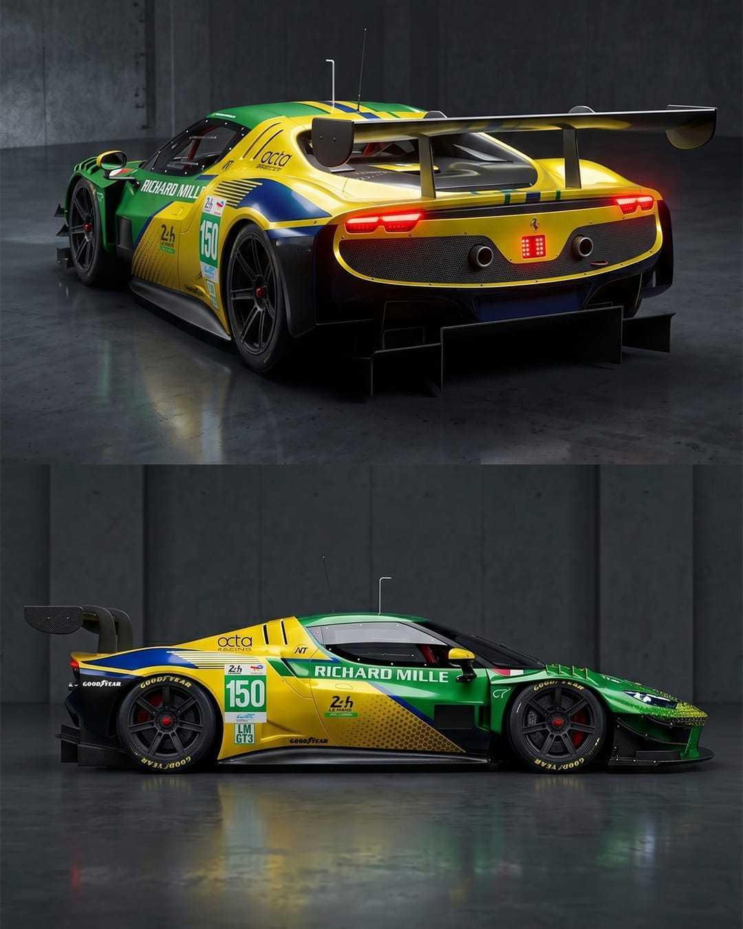 桑巴风情法拉利296 LMGT3 Evo~🇧🇷Richard Mille A