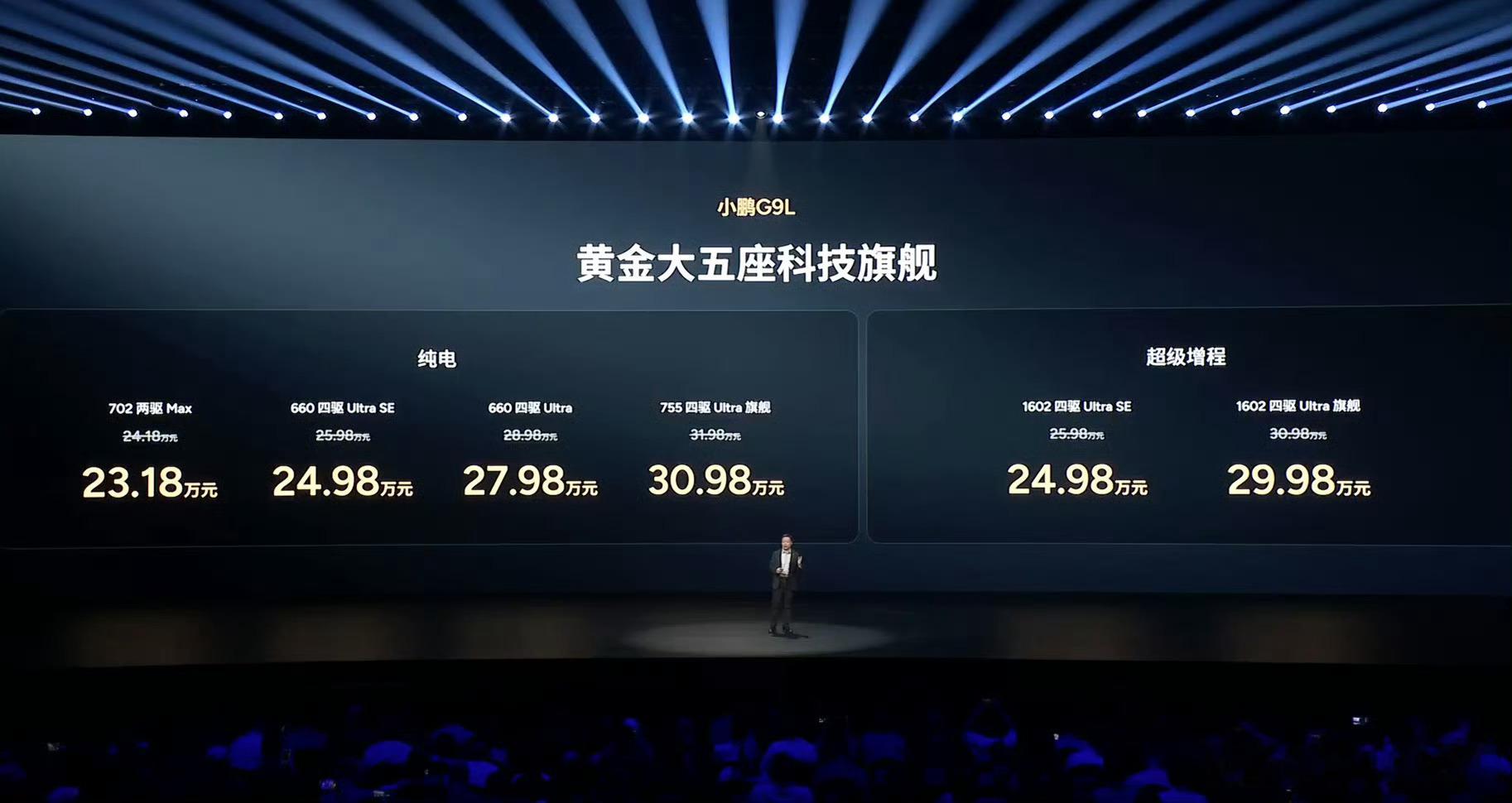 小鹏G9L价格炸裂还好吧，23.18万元，说炸裂还是夸张了点，不过这价格个配置还