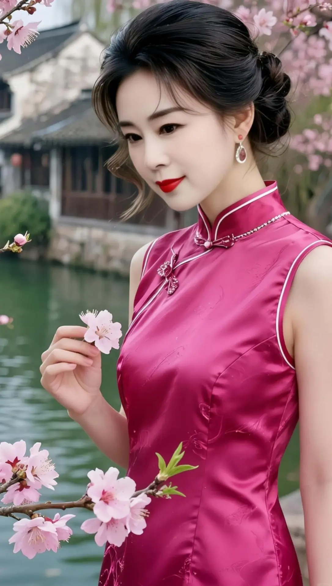 AI水乡旗袍照 随变ai随便玩