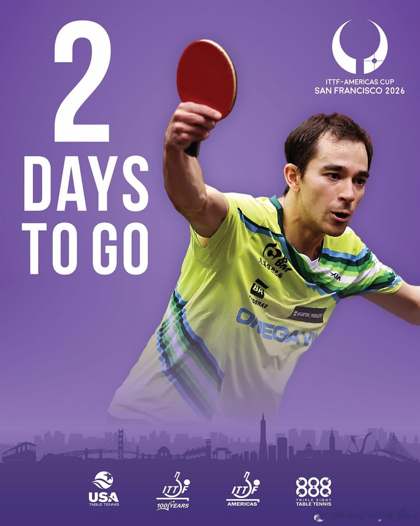 2026年ITTF美洲杯 倒计时2️⃣天 