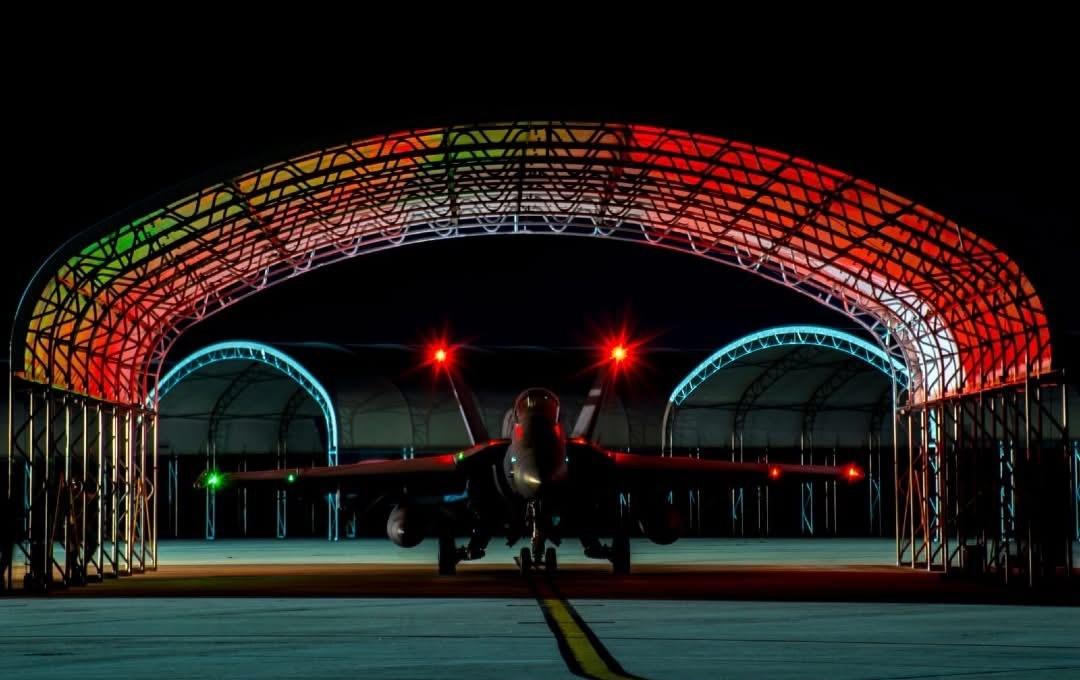 晚安 西班牙空军（应该是第12联队）EF18M ​​​