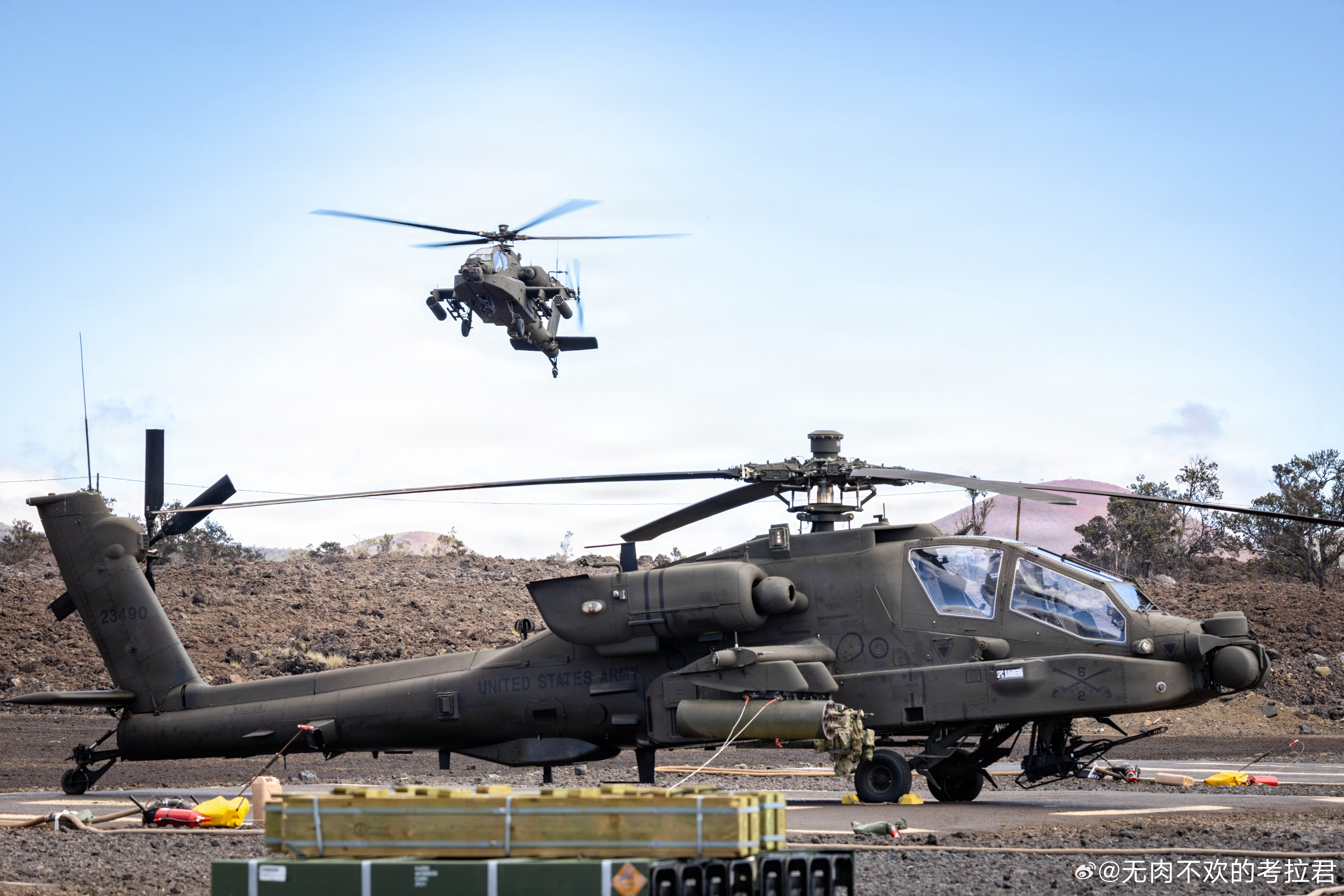 2026年2月，第25步兵师战斗航空旅在夏威夷Pohakuloa训练区6 