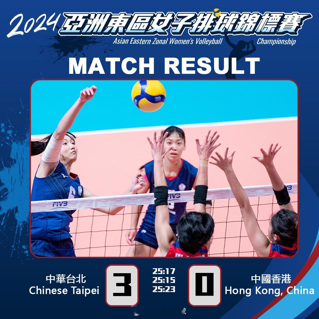 #2024年亚洲东区女子排球锦标赛# 18日下午，香港，五、六名决赛东道主中国香