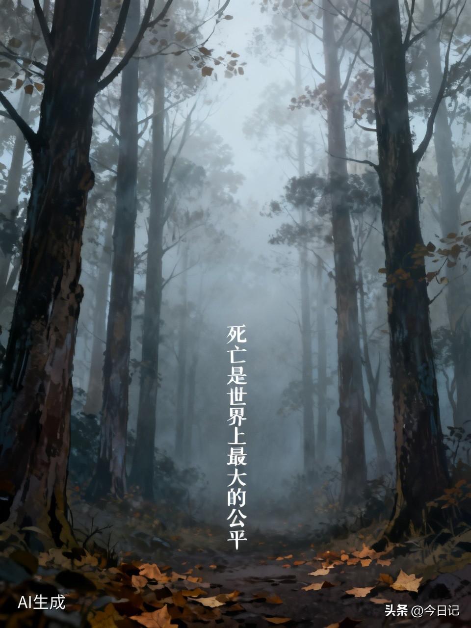 看过太多死亡的人总结的8句话：

1，死亡是世界上最大的公平。
2，喜欢的衣服你