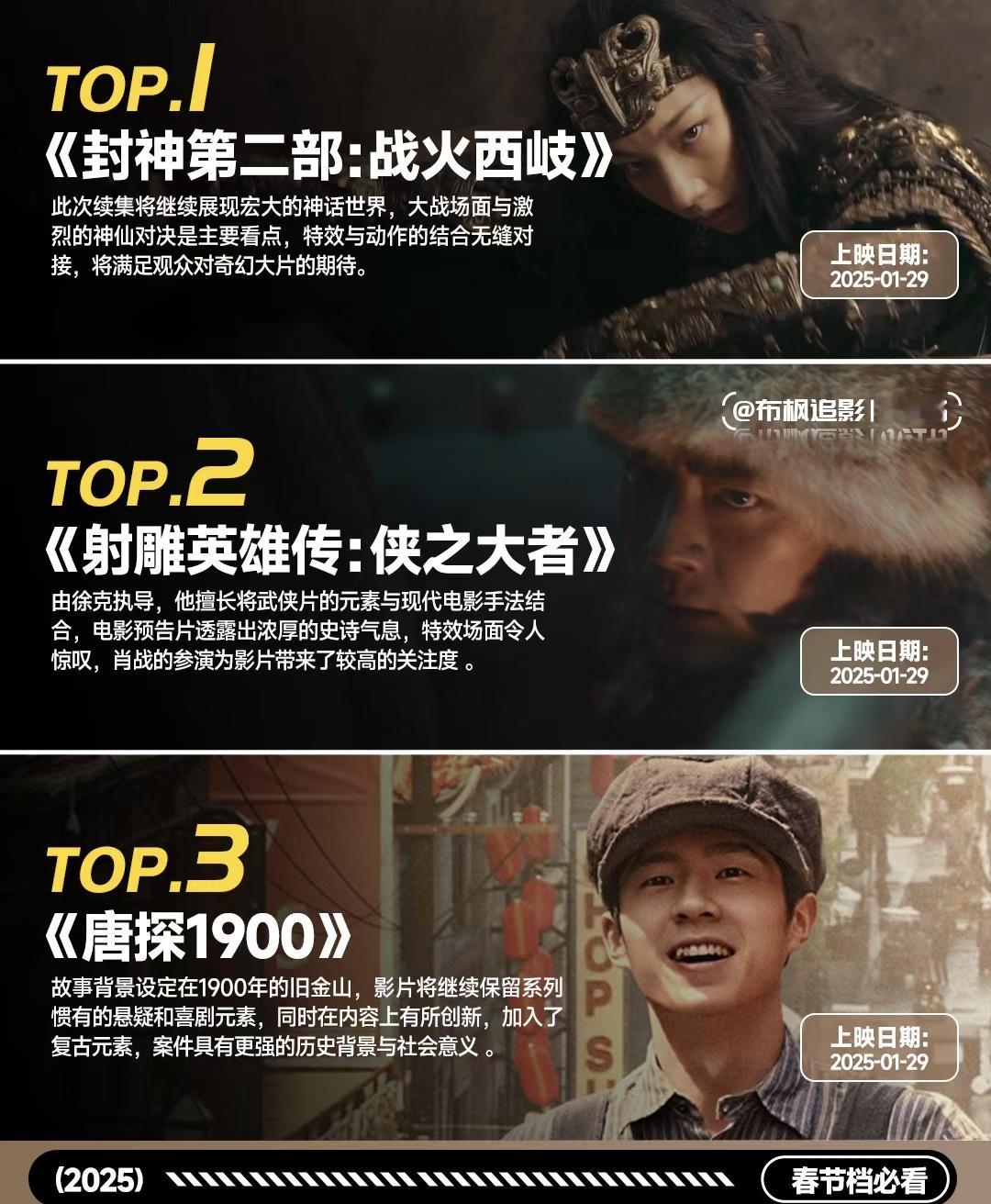 哪吒2首支预告 春节档已经有很多电影要上映了！《哪吒2》、《射雕英雄传之侠之大者