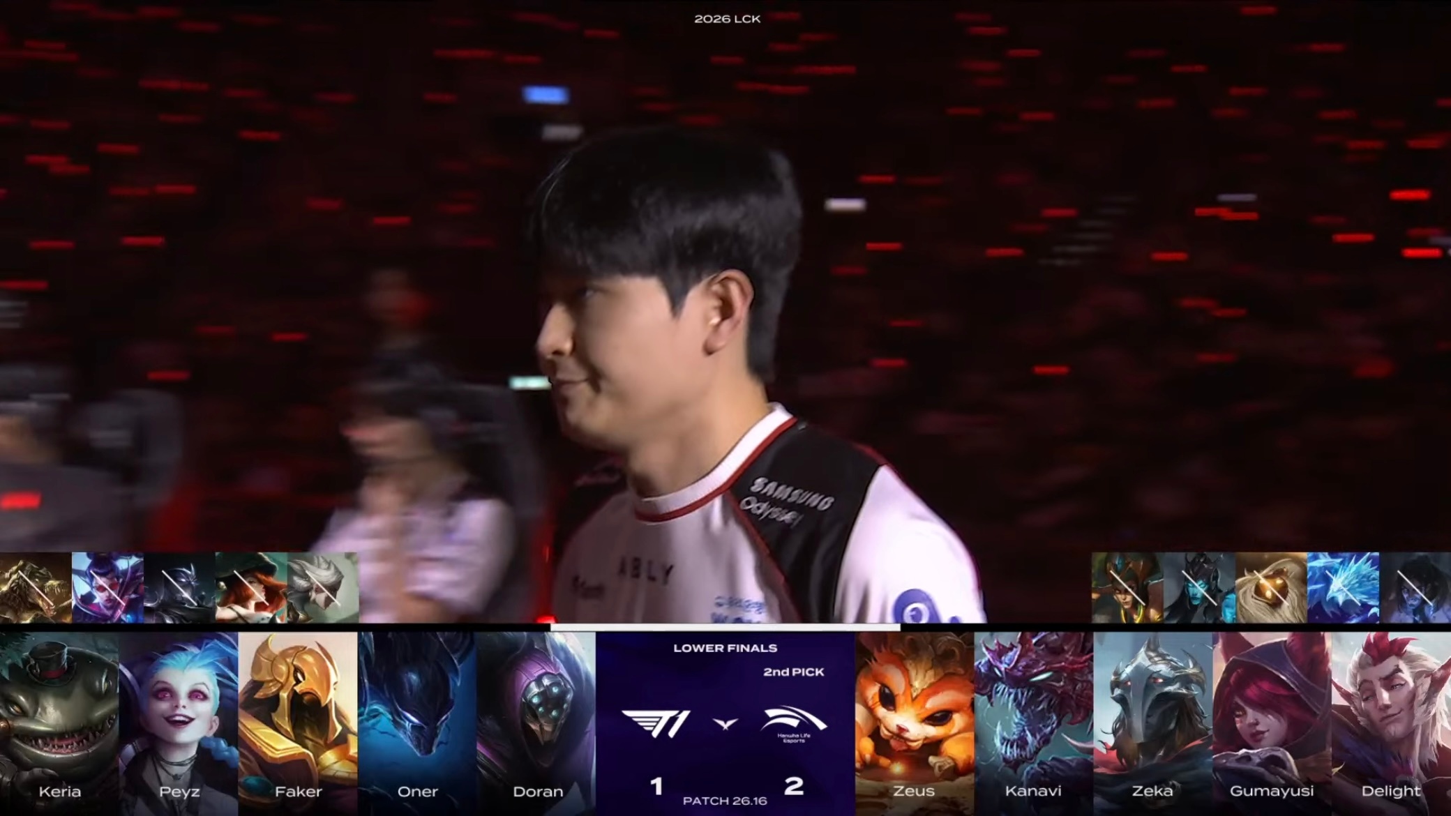 【2026LCK 】 GAME 04 vs HLE第四局BP如下T1[超话]T1