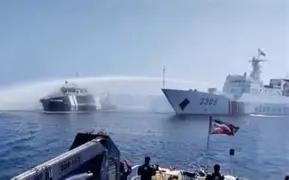 太嚣张了！9月18日，菲方3015号船在中国仙宾礁海域故意碰撞我海警艇，坚决反对