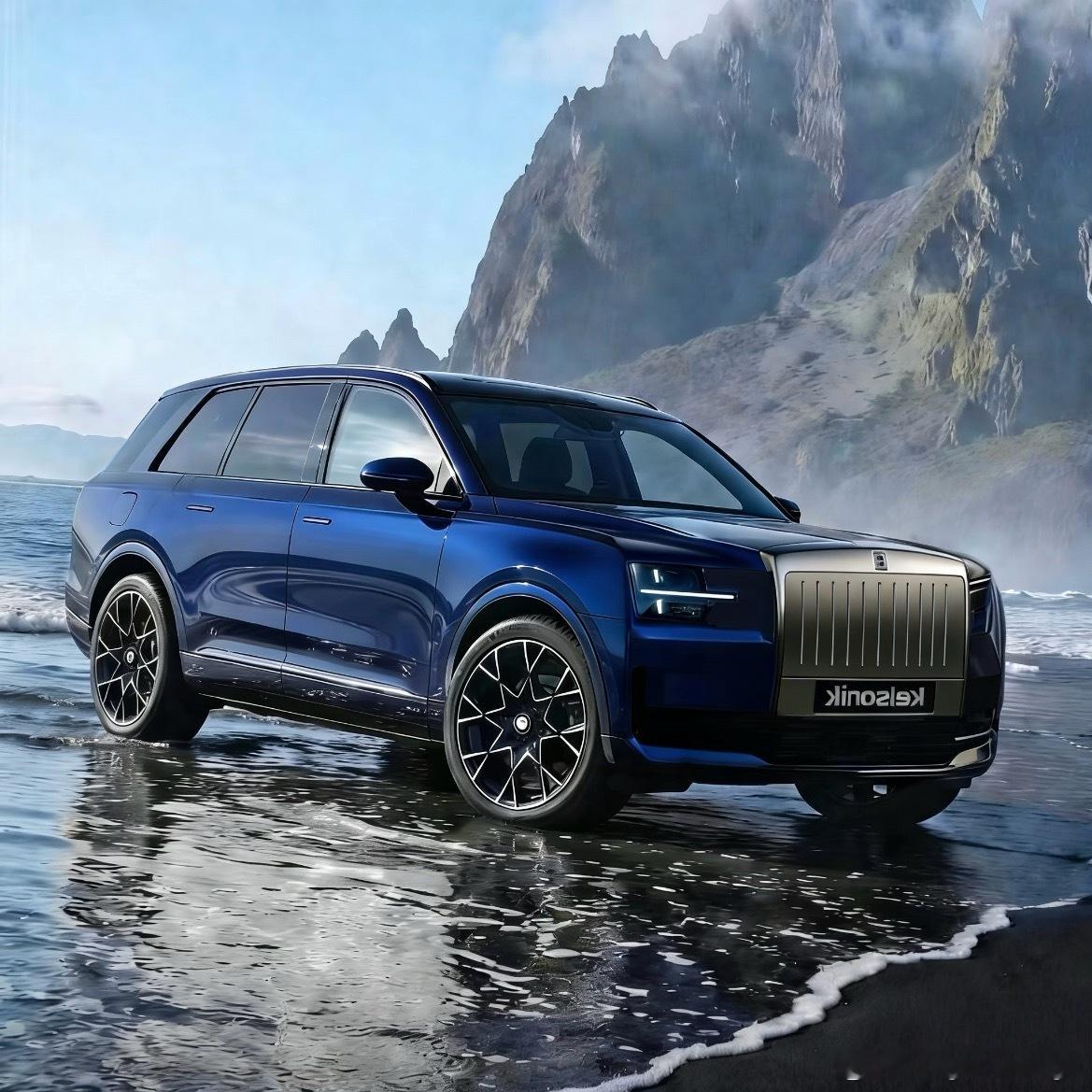 网友二创的小米昆仑旗舰SUV预测图换上这个格栅确实霸气多了