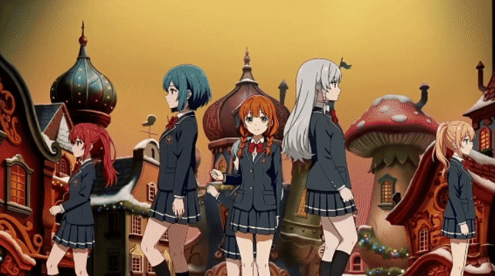 内娱初代漫改女团 永不塌房的爱豆来了。HeyDream基于真人面部数据生成，成员