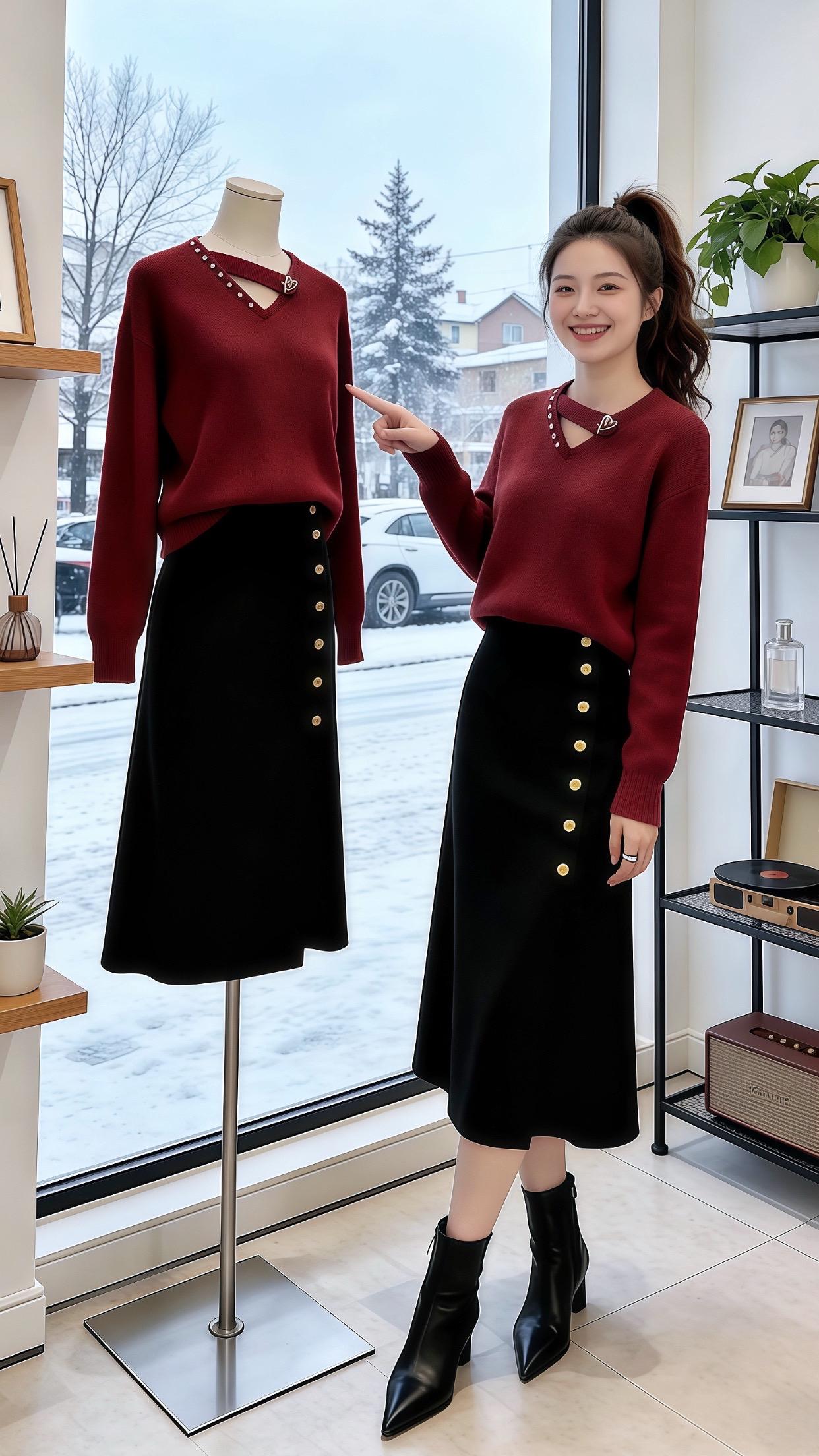 冬日气质穿搭还得看我 跟我学韩女穿搭 让crush眼前一亮的约会穿搭 ...