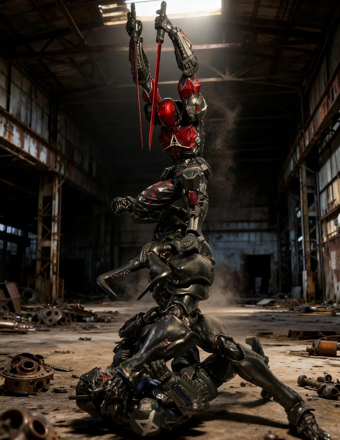 昆虫系没想到真的劲
这大王虎甲真是很好玩，我完全拔不下左臂啊，算了这样造型已经是