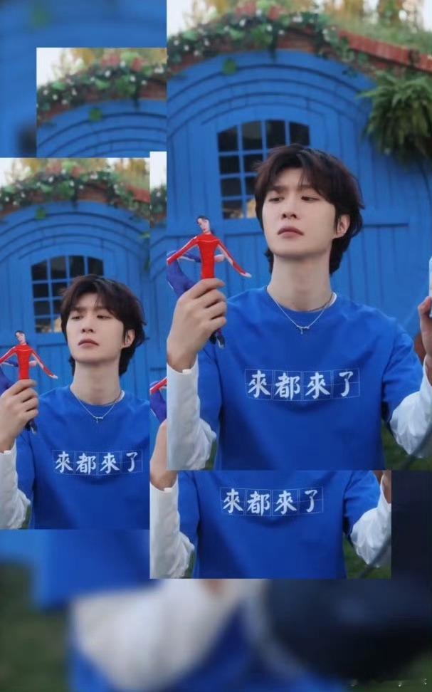 范丞丞完全男大范丞丞这男大感已经溢出屏幕，别人拍戏美美出镜，他：拿着老鼠干开工范