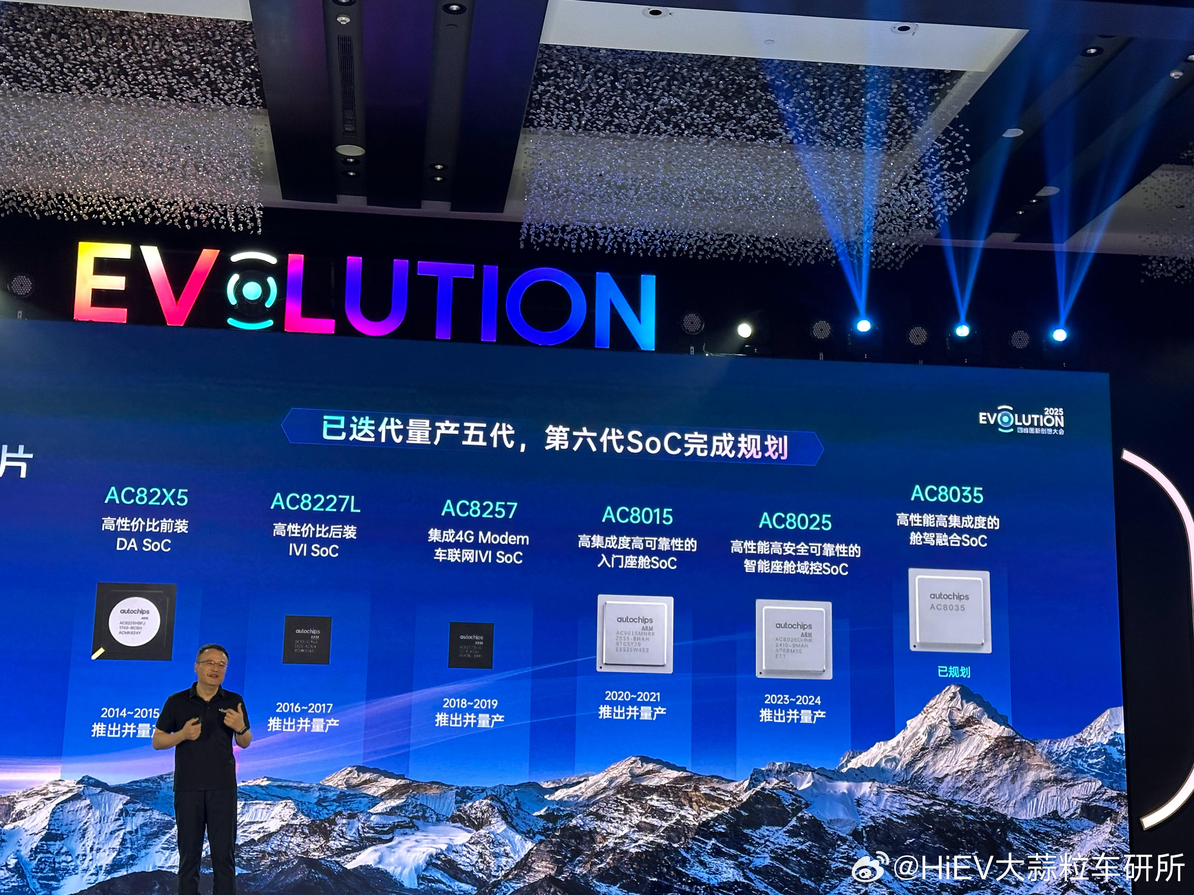四维图新的第六代SoC，会是一个大算力的舱驾融合芯片，AC8035。目前纯舱的芯