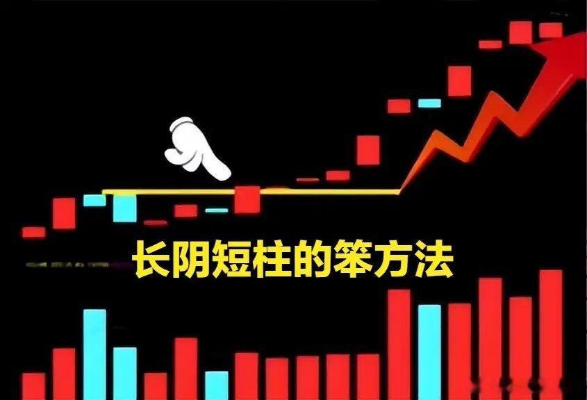 长阴短柱笨战法，震荡行情保命抓涨神器：不讲复杂理论，只讲实战干货！长阴短柱，主力