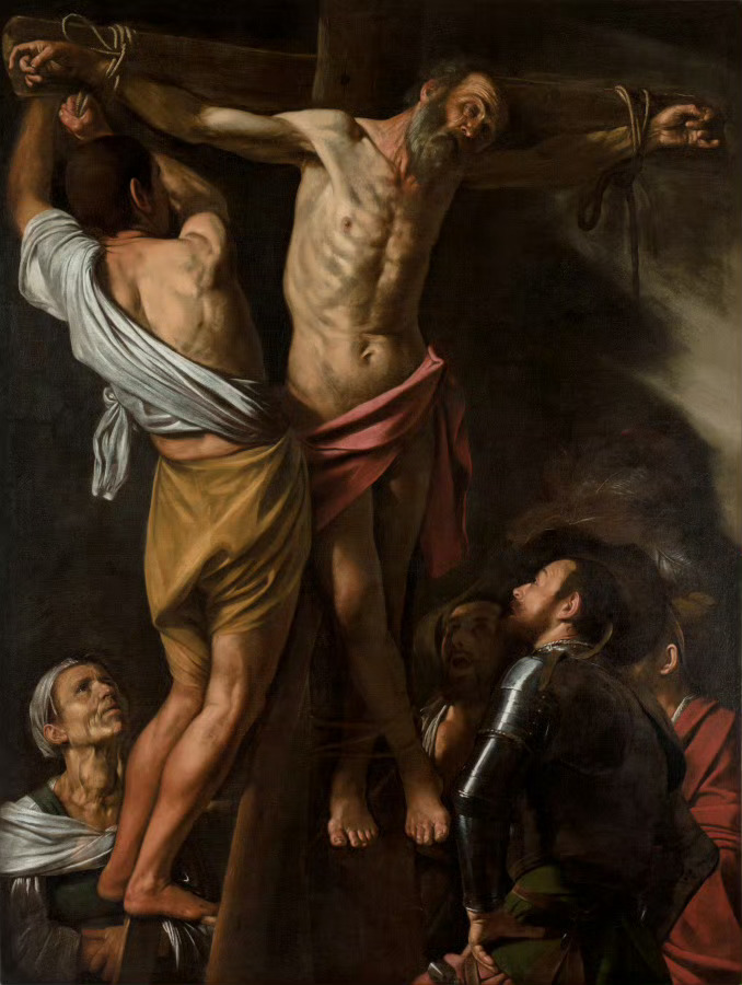 Caravaggio《圣安德烈钉十字架》The Crucifixion of S