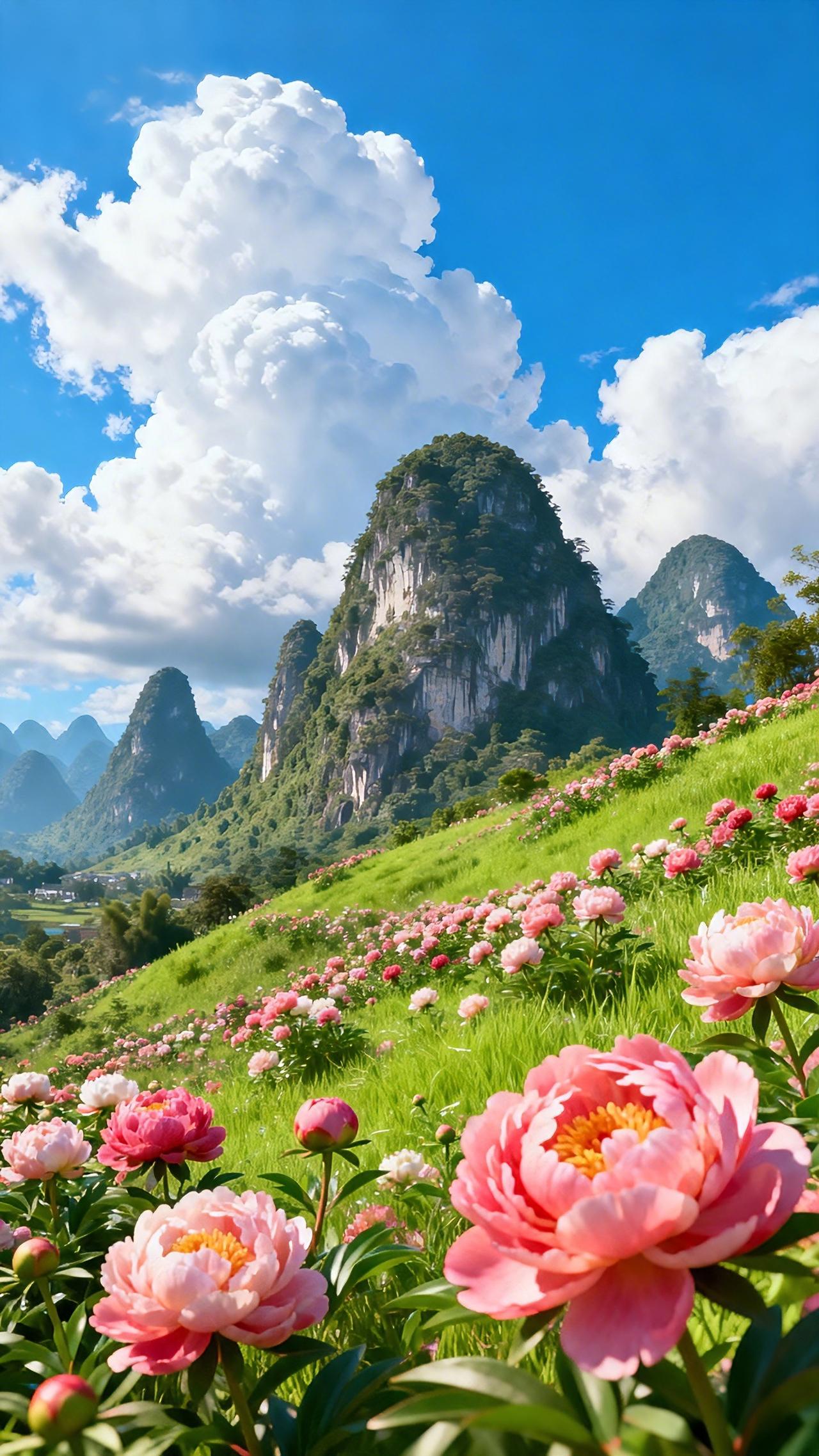 @DOU+小助手 最治愈的便是世间的山水 真山真水真美景 山水间的诗意画卷