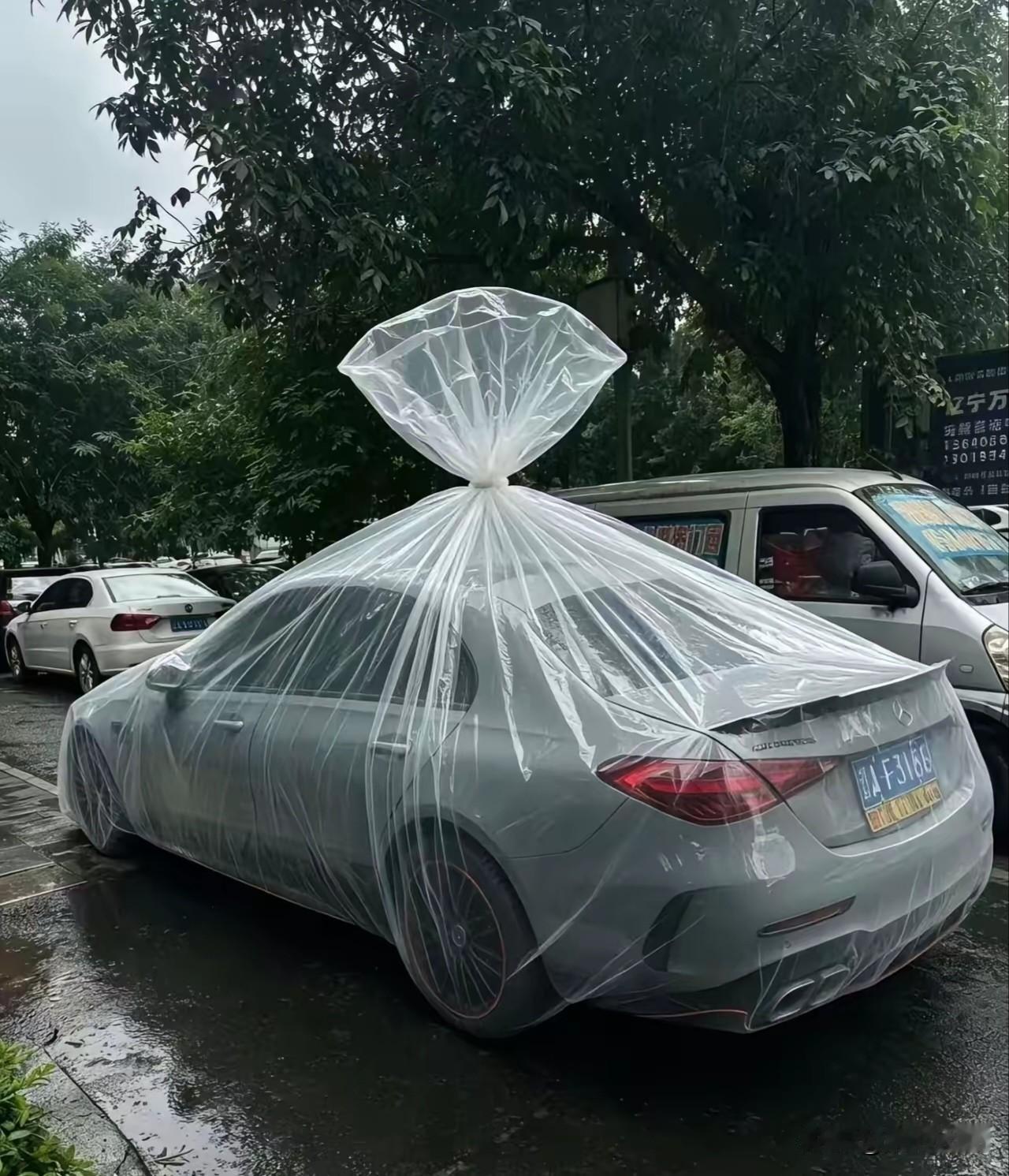 我一直不敢买车，就暴雨，洪水，没有想到这一招可能很是管用，可以不用担心车子被水泡