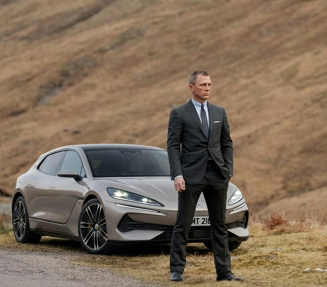 丹尼尔克雷格腾势汽车品牌全球代言人 这个消息一出来顿时震惊到我了！赶紧ai生成三