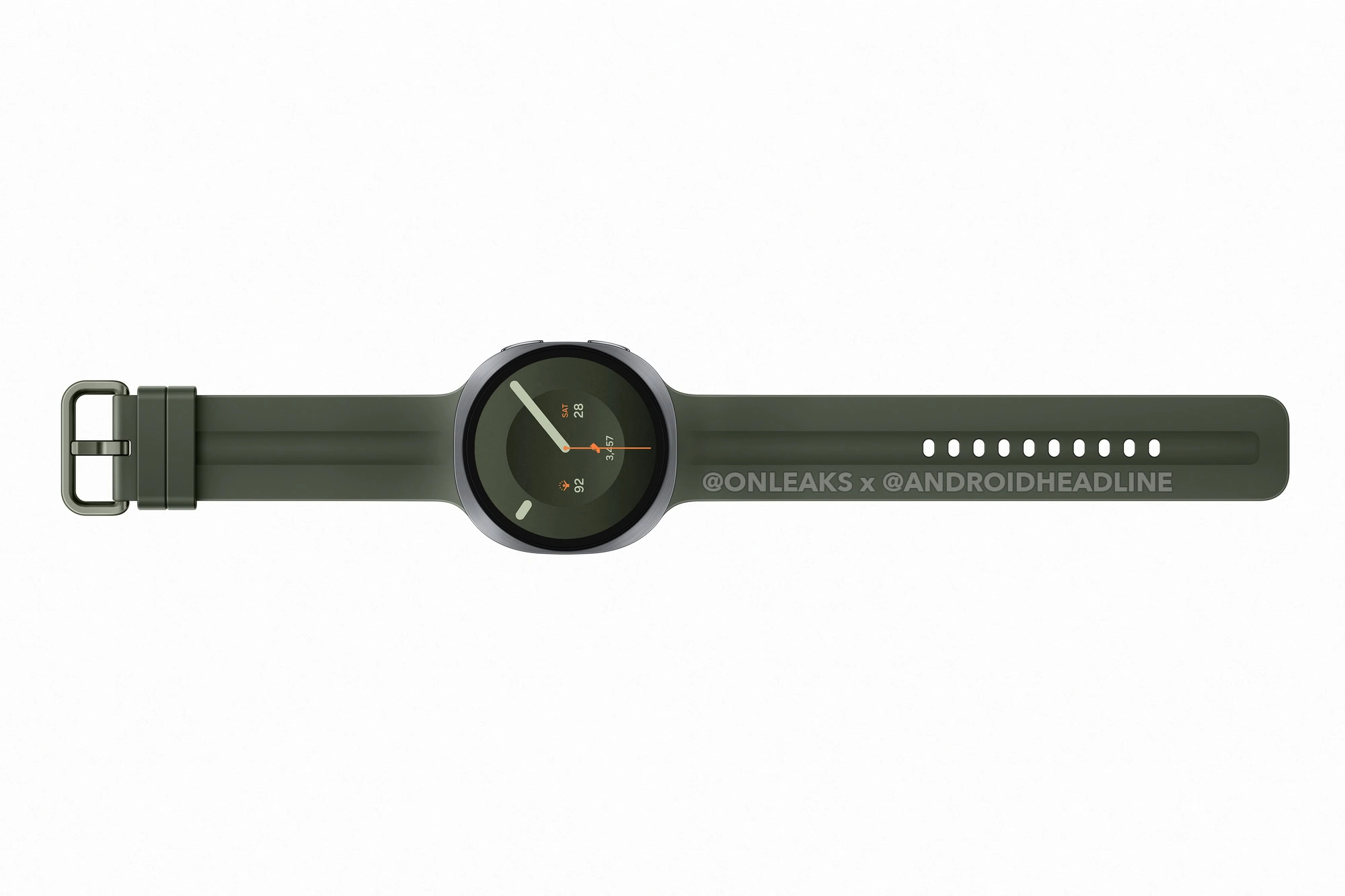 三星 Galaxy Watch 9 官方渲染图。 