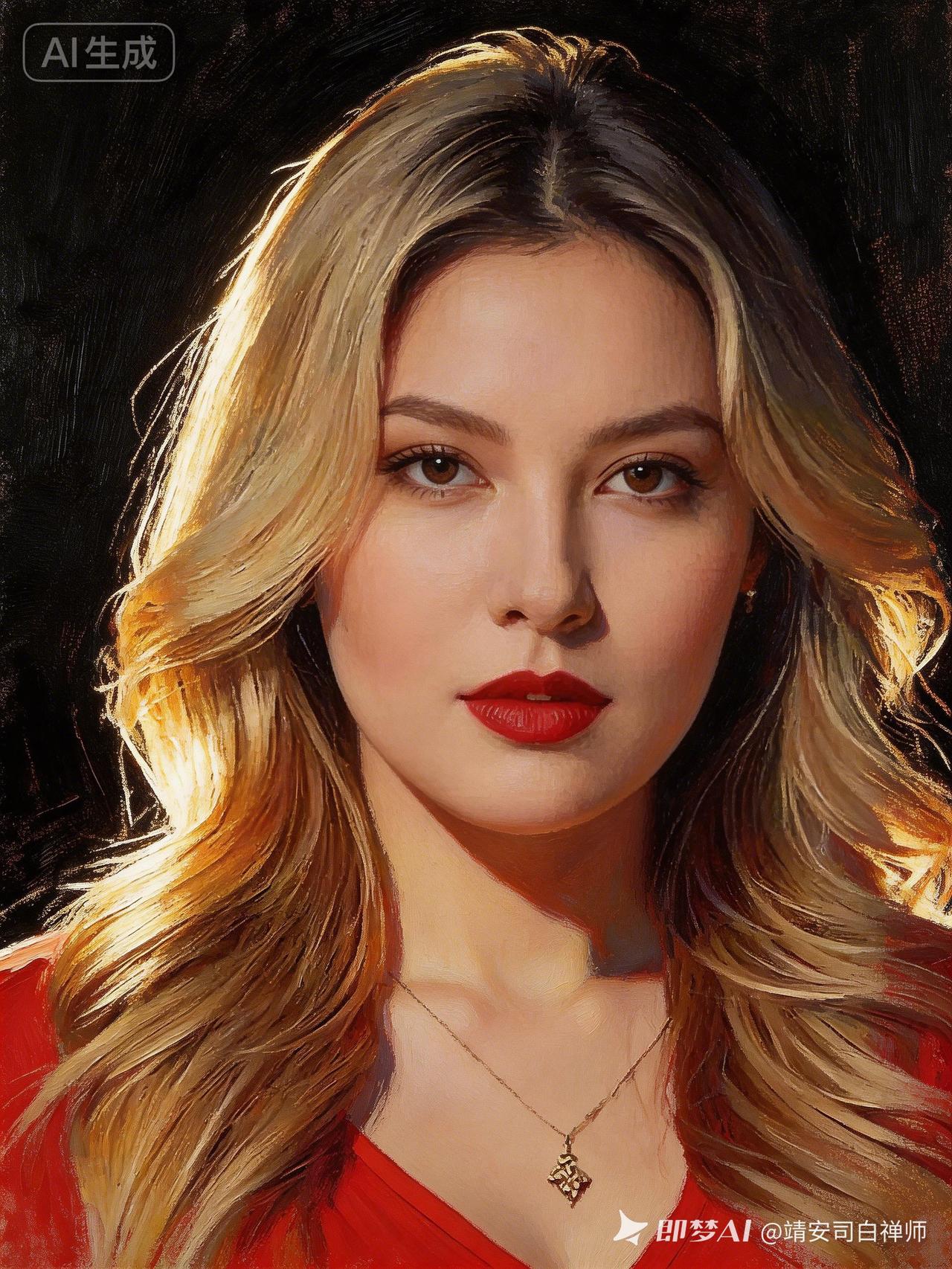 惊艳的AI生成画作，完美捕捉女神的优雅与魅力！