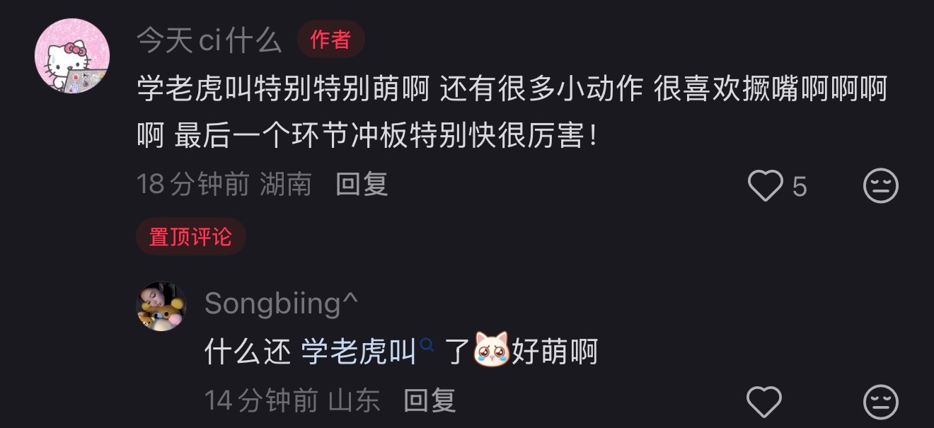 小猫变老虎🐱→🐯 