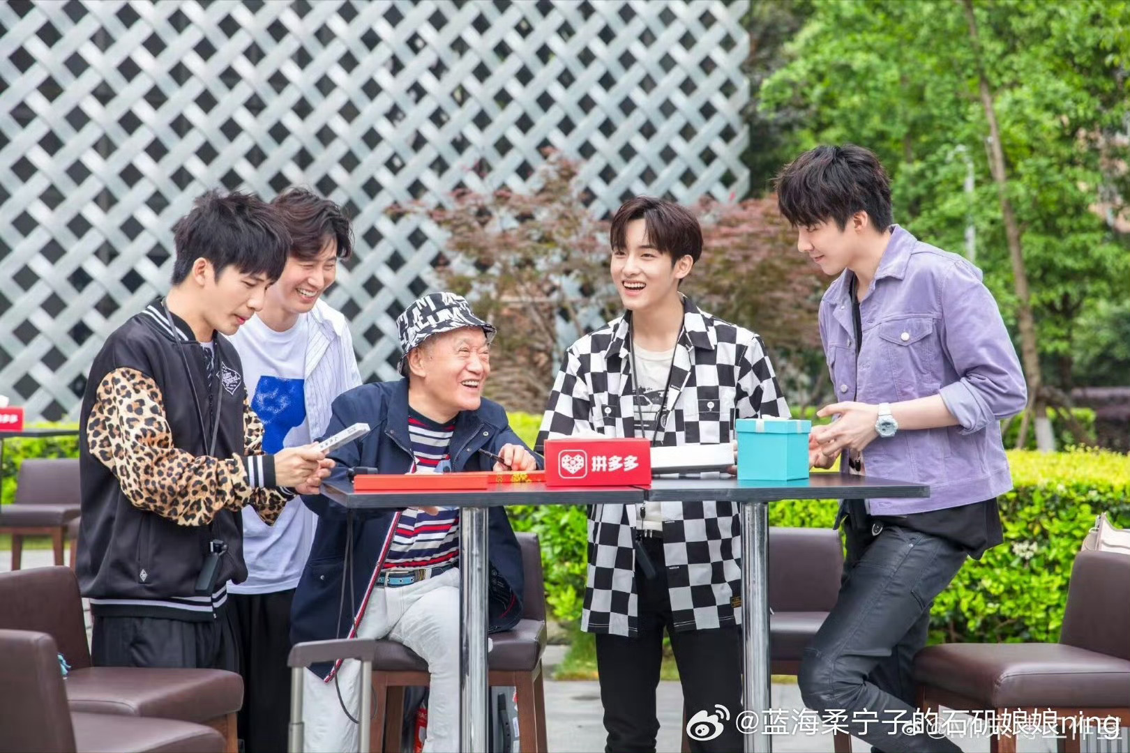 摩登兄弟 一些师父中的合影