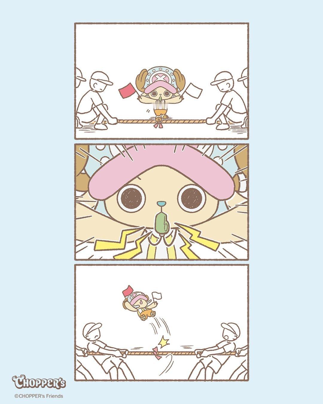 海贼王官方乔巴全新企划“CHOPPER's”，发一些乔巴在现实世界的图和视频。今