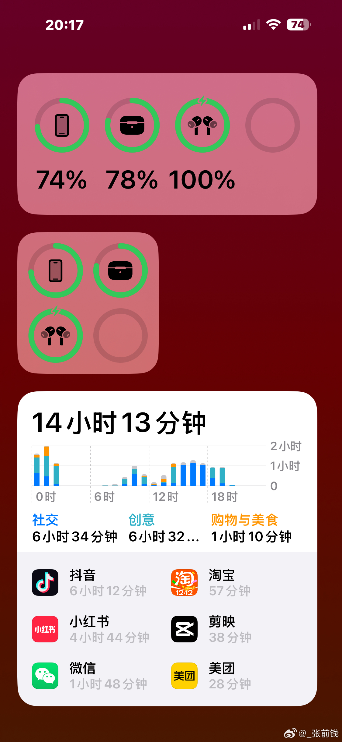 好可怕。好可怕。还有四个小时今天才会过去。这只是其中的一台手机，加起来现在应该有