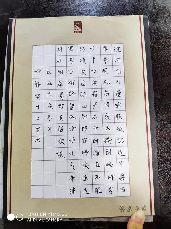 硬笔书法原创作品快来看，写得跟字贴似的！