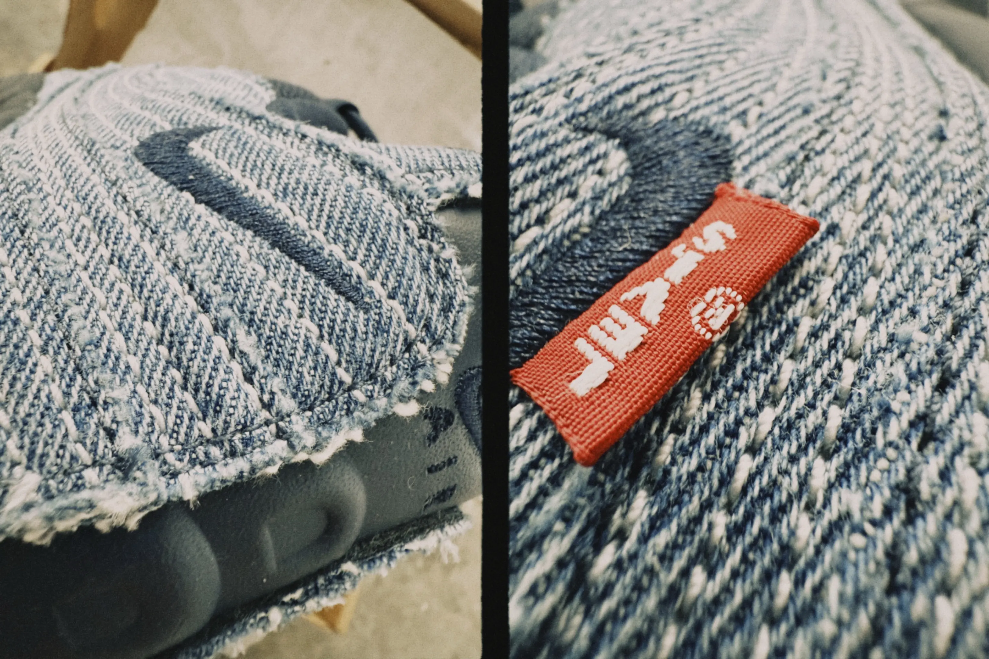 把牛仔穿脚上👖🦿🥊。