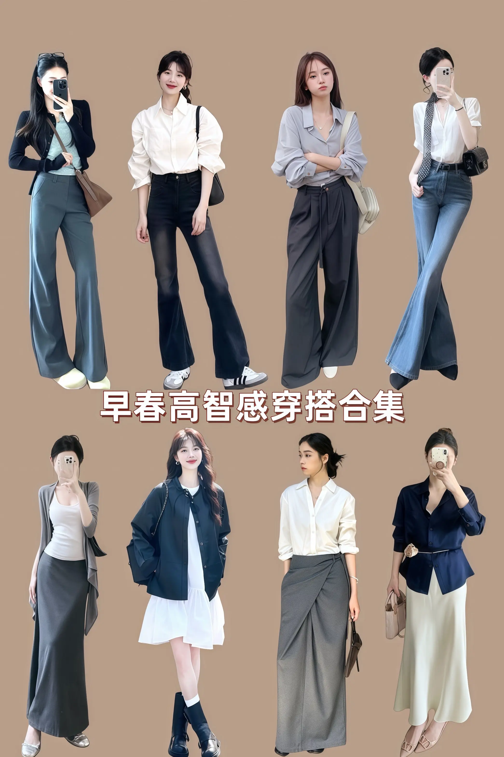 早春高智感穿搭合集 御姐 老钱风高端穿搭高级感穿搭