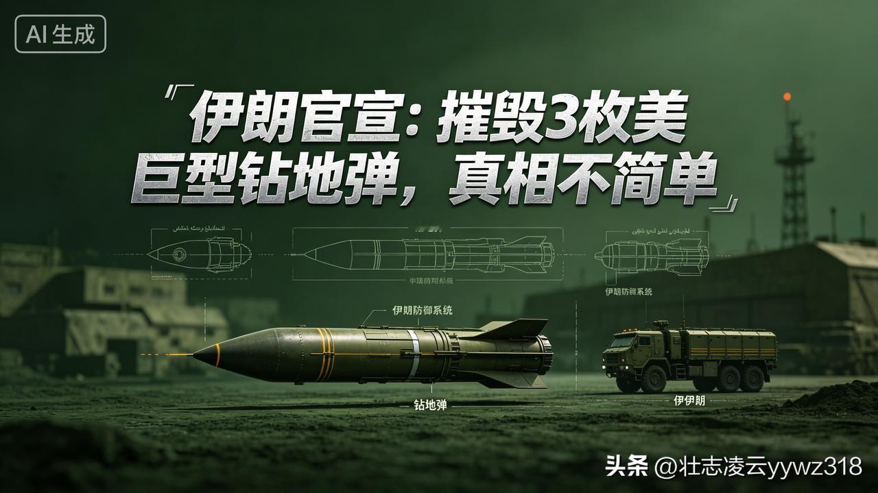 伊朗突然放出重磅消息，瞬间引爆国际军事圈！伊朗方面公开表示，已成功销毁3枚美国G