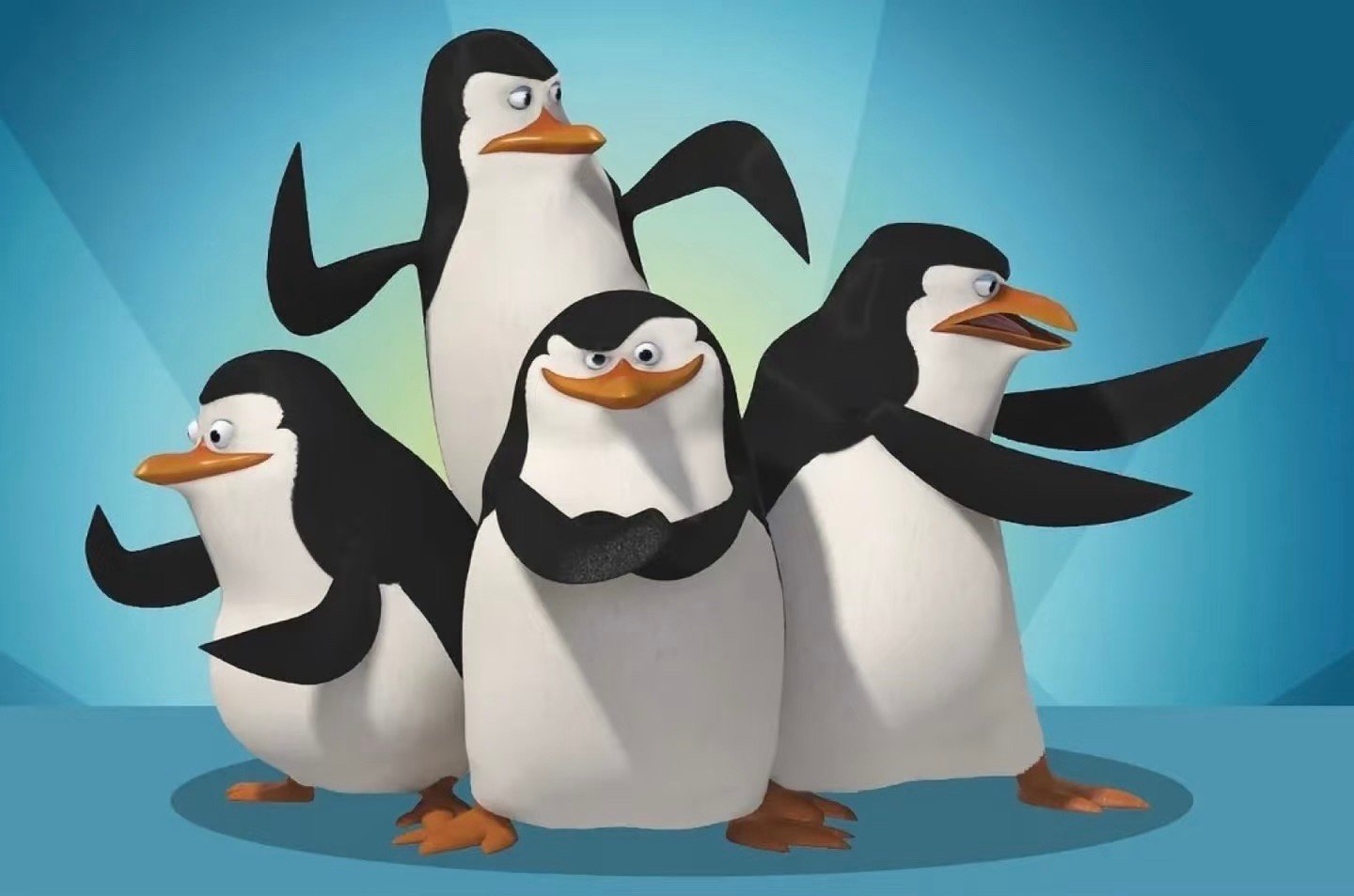 谁能想到徒步到一半突然被拉去扮演企鹅🐧，他们三缺一，给我看了张照片，说：就像这
