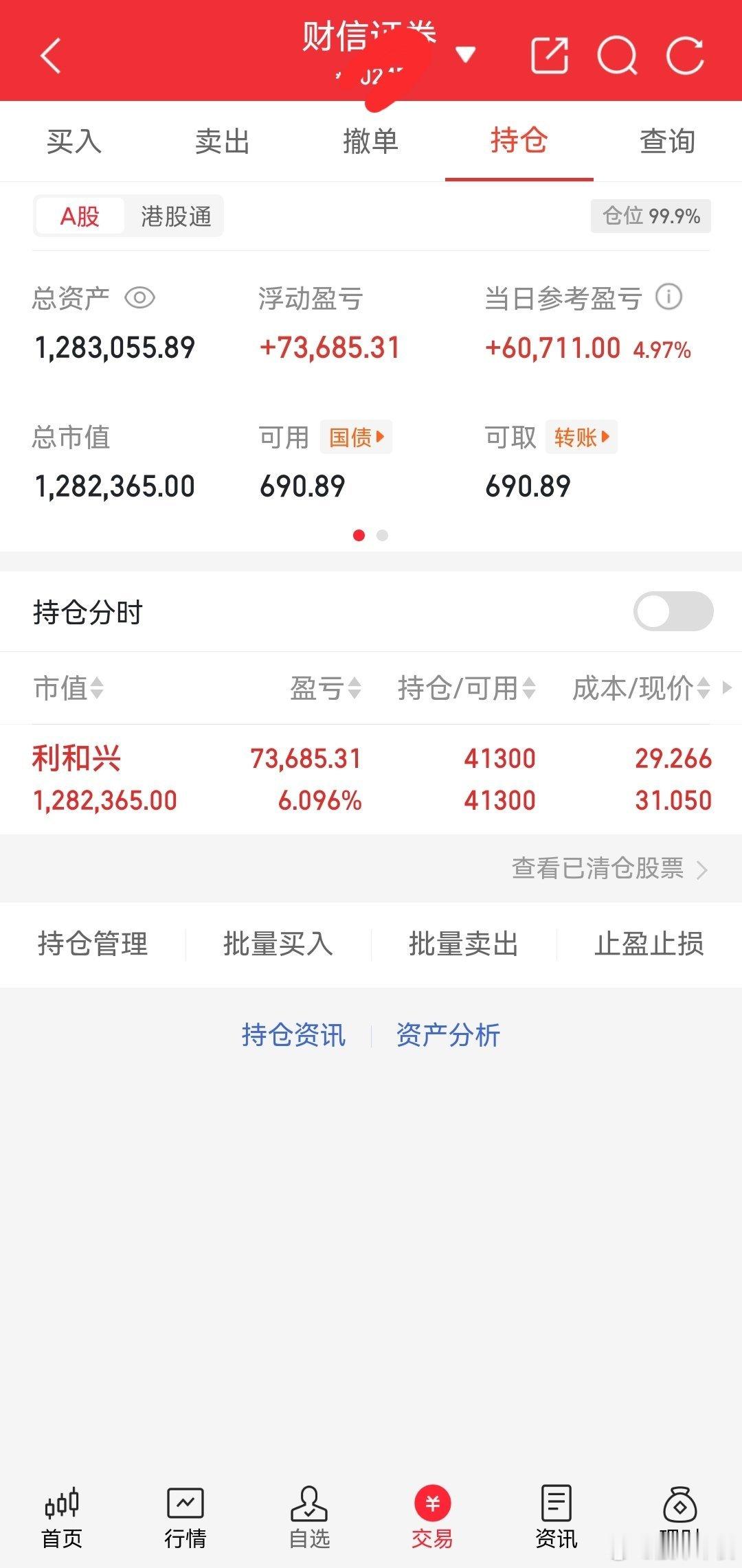 今日继续持有301013利和兴