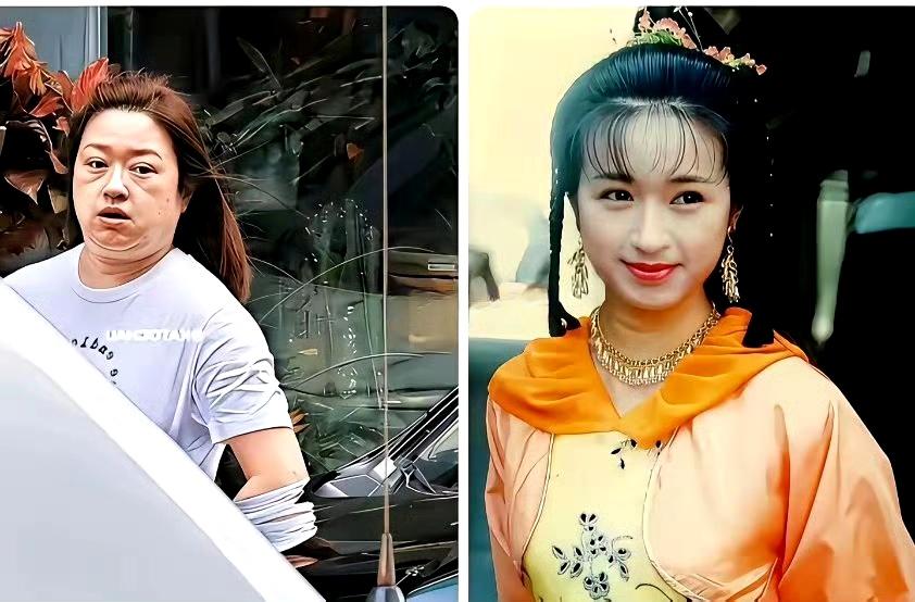 年轻时候真的好漂亮啊，中年有点发福了。 ​​​