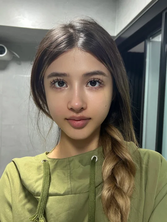 朋友说我素颜一般 化妆绝了