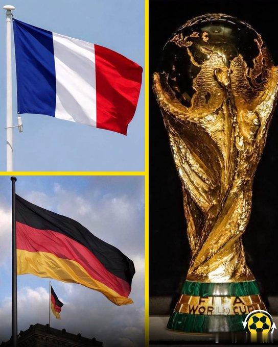法国和德国正在准备联合申办2038年或2042年FIFA世界杯。🏆🇫🇷🇩