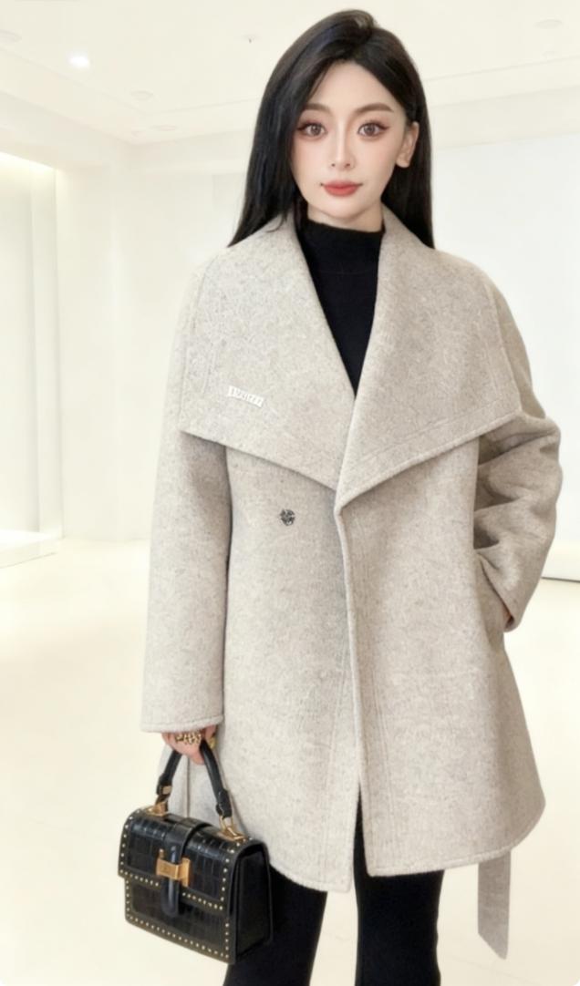 新款双面羊毛大衣秋冬 秋冬修身大衣