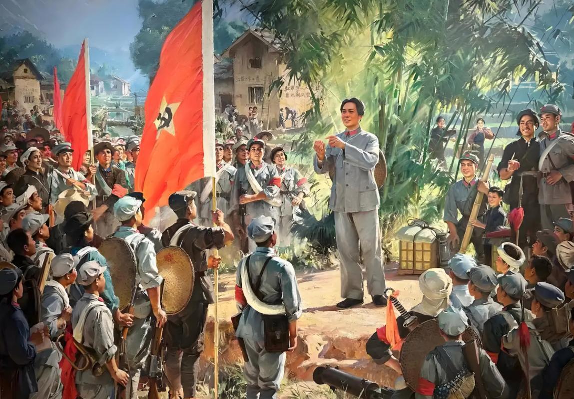 为什么那么多的仁人志士愿意跟着伟大领袖毛主席走，而且最终成为赤胆忠心？！他老人家