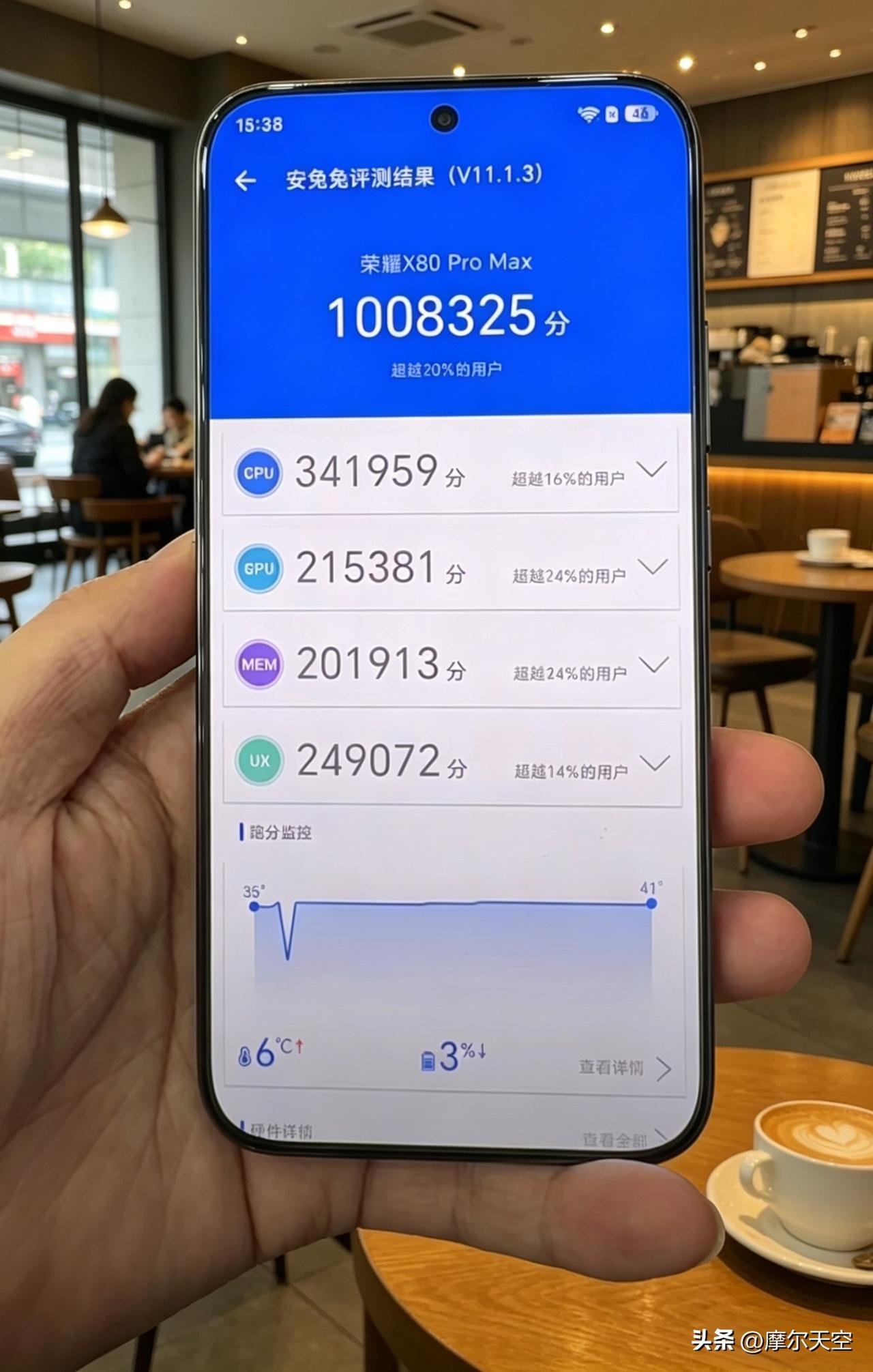 实测荣耀X80 Pro Max安兔兔跑分1008325分🔥，这性能表现确实稳！