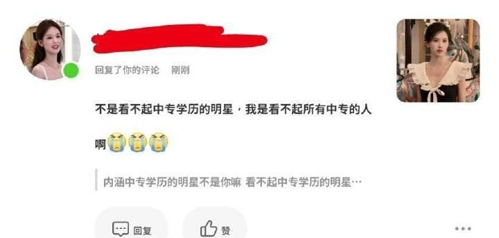 中专学历怎么了，很多明星都不是高学历，人家依旧爆火，娱乐圈最不缺的就是高学历了，