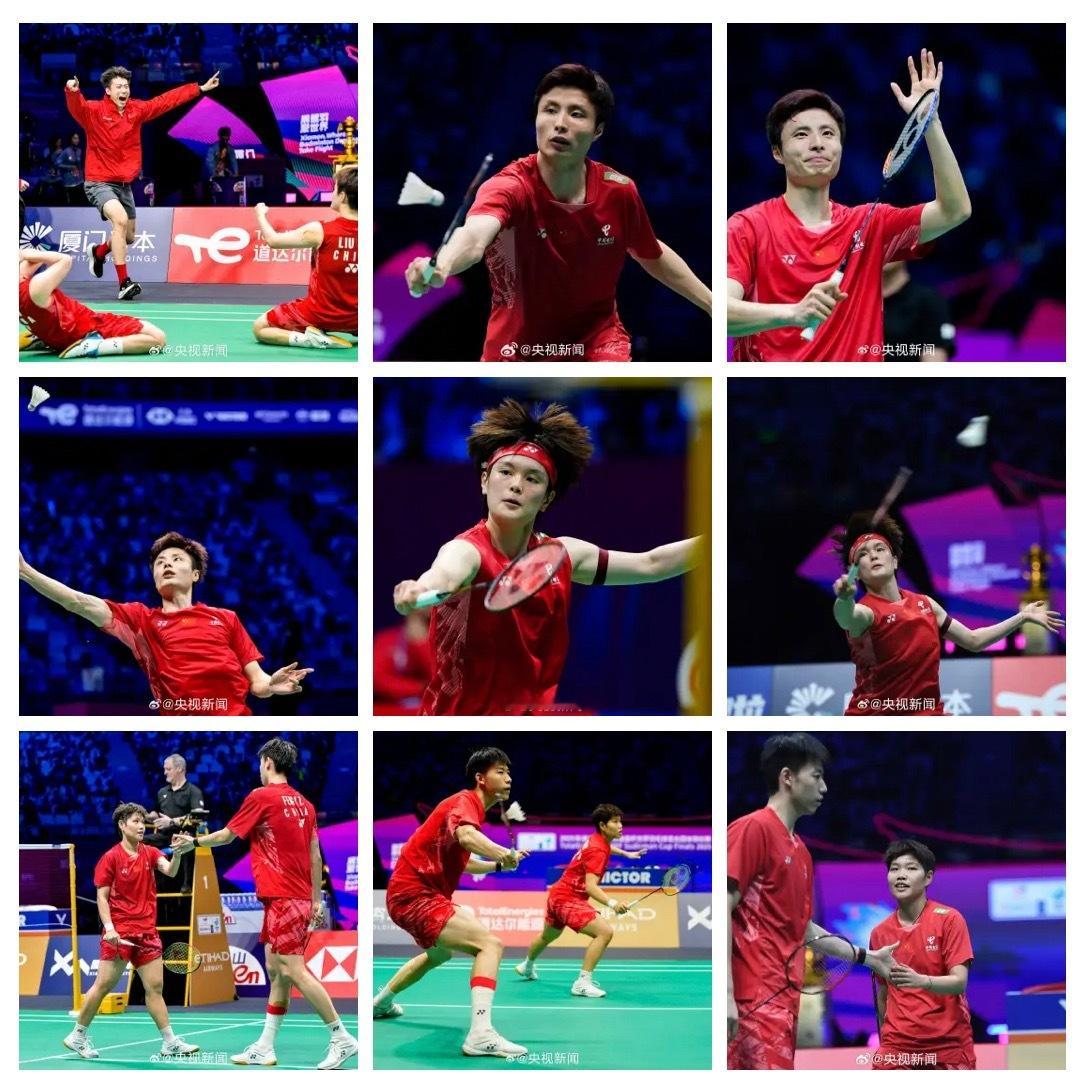 国羽苏迪曼杯夺冠我们是冠军！！！[阴险]🏸️ ​​​