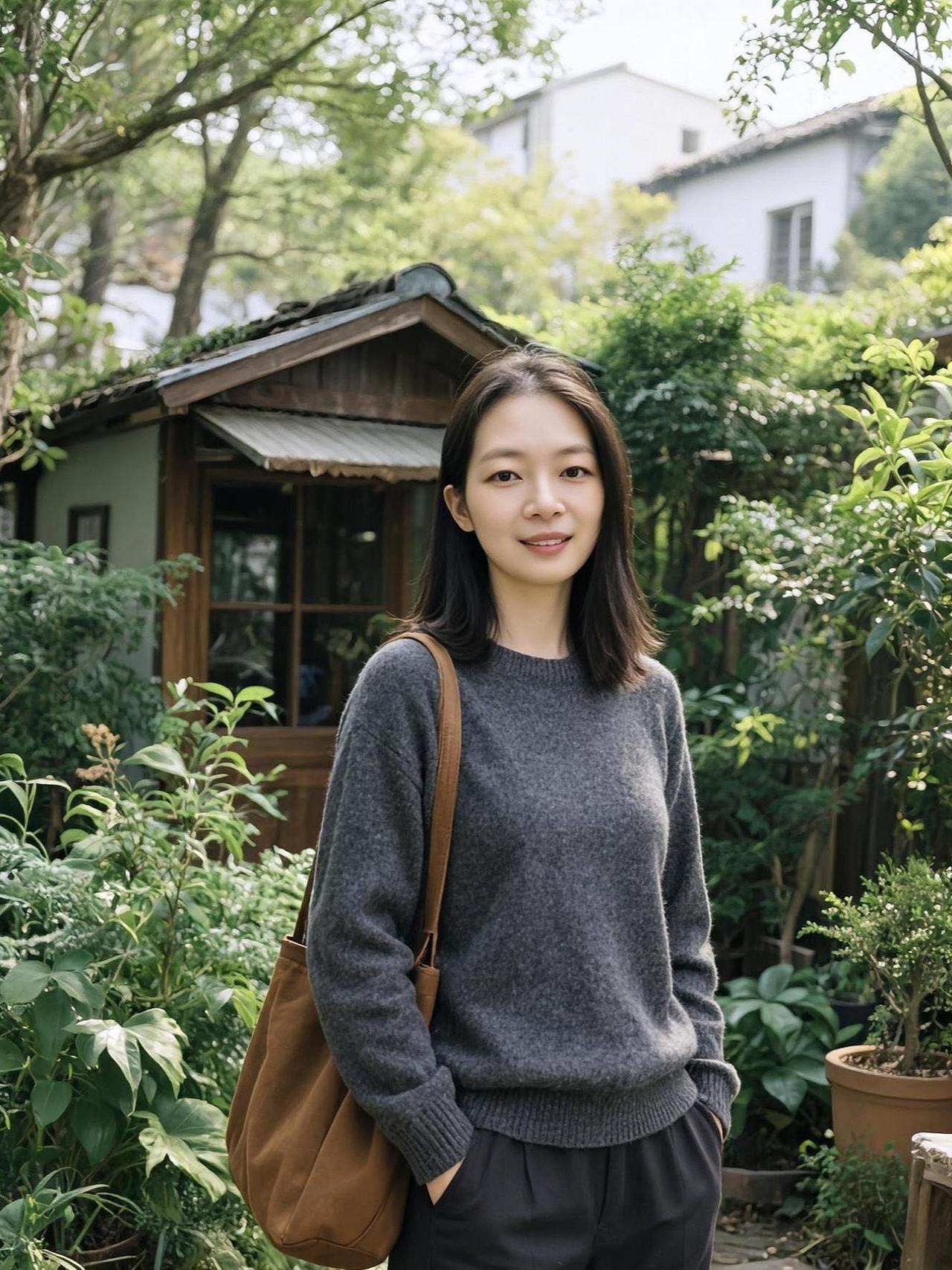 AI森系生活照 特写颜值甜美优雅写真治愈系抖音ai创作