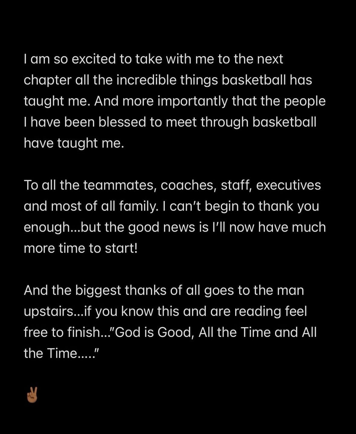 保罗刚刚更新INS发表长文，正式宣布告别自己的21年NBA生涯！保罗正式宣布退役